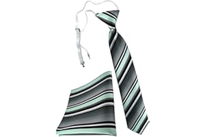 TigerTie Kinderkrawatte Einstecktuch in gestreift - vorgebunden mit Gummizug