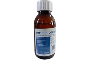 RMY - Microscope Immersion Oil 100 ML - Compatible with All Brands & Types of Microscopes - Universal Oil