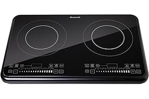 Brandt - TI2FSOFT - Plaque Induction Posable - Table de Cuisson - Noir - 2 Foyers - 3400W - - 10 Positions et Touche Booster - Fabriqué en France