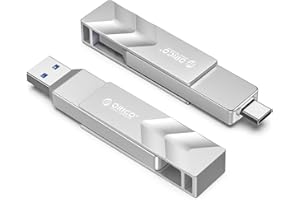 ORICO 2TB Externo SSD hasta 1050 MB/s, USB3.2 Gen2 Disco Duro Externo SSD, Unidad de Estado Sólido para iPhone 16 Serie, iPhone 15 Serie, Smartphone Tipo C, Mac y Vehículo G202