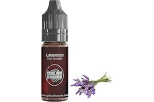 GALAXEJUICE Lavender Flavouring - High Strength Food Flavoring - 230+ Flavours -10ml Bottle.