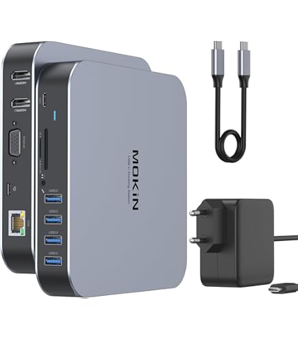 Anker 564 USB-C Docking Station (10ww 1, for MacBook, Black
