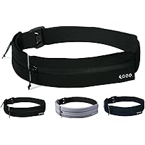 ESR Running Belt, Runners Waist Pack, Adjustable Stretchy Zippered Fanny Pack With Headphone Port, Fits Most Phones, Men And Women's Money Belt And Phone Holder, Workouts, Cycling, Travelling, Hiking