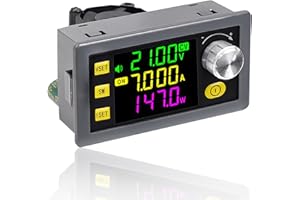 HEEMOL DC Boost Buck Convertisseur de Tension Réglable Régulateur de Tension DC6-36V 150W Commande Numérique Tension de Levage Tension Constante Courant Constant Module d'alimentation avec Affichage LCD.