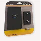 Cata Led Işıklı Kablosuz Uzaktan Kumandalı Kapı Zili Siyah Ct-104