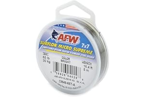 American Fishing Wire Surflon Micro Supreme Nylon Coated 7x7 Stainless Steel Leader Wire