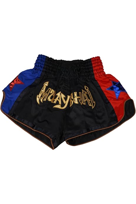 Short Muay Thai Homme Femme - Kickboxing MMA - Taille Élastique - Respirant - Multi Tailles
