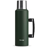 Stevig 4 Camp Klasik Vakumlu Kulplu &Ccedil;elik Termos 1.5 LT. Green ST-206