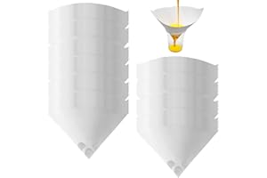BEELUKY Lacksieb 100 Stück Lackfilter, Farbsieb, Resin Filter, Professionelles Konisches Filtersieb für Autolackierung, Speiseölfilter, Kunstlackierung