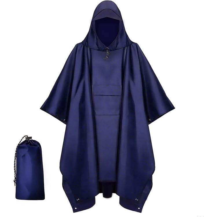 Andake Poncho De Pluie Imperméable Multifonctionnel Respirant