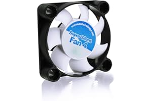 AABCOOLING Super Silent Fan 4 – Ventola silenziosa ed efficiente da 40 mm con 4 cuscinetti anti-vibrazione – Mini ventilatore, stampante 3D, raffreddamento, CPU Cooler, PC Fan 14,9 dB, 8,26 m3/h