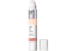 IT Cosmetics, DO IT ALL Concealer, Correcteur + Boosteur d'Éclat, Longue Durée, Effet Repulpant, Anti-Cernes, Teint Lumineux, Formulé avec un Sérum Multivitaminé, Tous Types de Peau, 7 ml