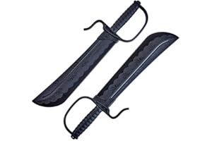 Playwell Martial Arts Black Polypropylene Plastic Wing Chun Training Knives