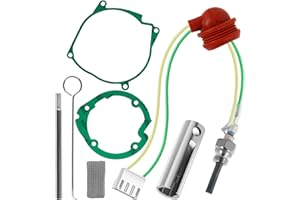NIHUIFDPY Glow Plug Repair Kit 12V 24V 5KW 8KW Parking Diesel Heater Glow Ignition Plug Kit with Filter and Removal Fitting Tool Car Ceramic Heater Glow Plug Repair Parts Fit, Diesel Heater Accessories