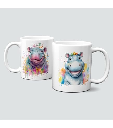 Lustige Bison-Tasse „Leicht Abgelenkt Von Bisons“ – 300 Ml, Spülmaschinengeeignet