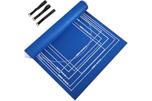 TINYOUTH Maty do puzzli do puzzli, do 1000/1500/2000 elementów, 1,5 mm, akcesoria do puzzli, podkładka pod puzzle okrągłe, kwadratowe i prostokątne, niebieskie