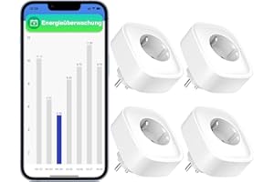 GHome Smart Inteligentna wtyczka Alexa, wyłączanie zasilania i oszczędność energii, kompatybilny z Alexa i Google Home, APP Remote, 16A 3680W, 2 szt