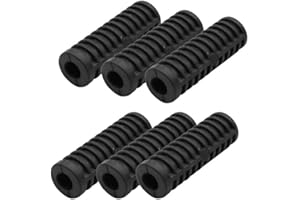 UXCELL Sourcingmap 6 szt. czarna dźwignia zmiany biegów pedał gumowy do motocykla