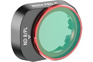 HMHAMA Filtre ND/PL CPL compatible avec DJI Mini 4 Pro, ND4/PL ND8/PL ND16/PL ND32/PL ND64/PL CPL Filtres d'objectif d'appareil photo Accessoires de drone
