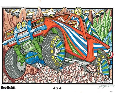DoodleArt The Original Mini Kit 2 Adult Coloring Poster Set