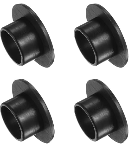 Cuscinetti Flangiati QUARKZMAN 4pz - Boccole In Ottone Grafite Autolubrificanti, 12mm Foro X 15mm OD X 12mm H - Perfetti Per Macchinari E Utensili