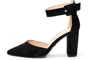 Rio Fiore Scarpe con Tacco, Décolleté Donna, Nere/Bianche/Verde/Rosa/Blu/Lila/Beige/Menta/Fucsia/Rosso, 8.5 cm Tacco Largo, Slingback, Ecopelle/Ecopelle Scamosciato, Cinturino sul Retro, 2062A