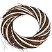 Produktbild Kranz rund Rattan Palmwurzel braun creme Naturdeko (31x31cm)