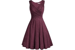 GRACE KARIN Women Sequin Dresses Ladies Autumn Winter Sparkly Dress V-Neck Sleeveless Dinner Party Festival Dress