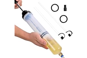 500cc Automotive Fluid Extractor Pump Oil Extractor Transfer Pump with Hose | Car Fuel Change Evacuator Manual Fuel Suction Filler Fluid Oil Syringe for Changing Transmission Gear Brake Fluid Extraction