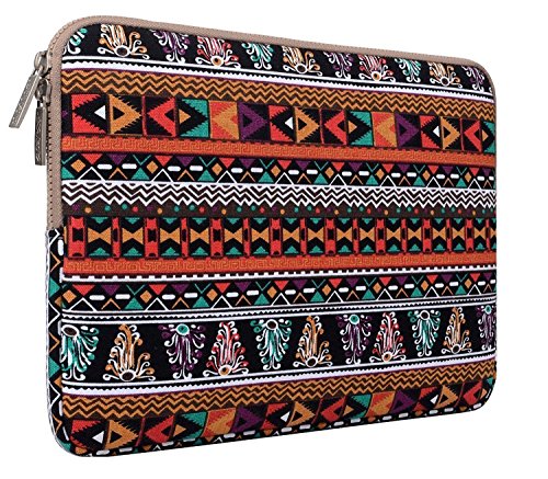 MOSISO Böhme Stil Canvas Gewebe Hülle Laptop Sleeve Tasche Beutel für 13-13.3 Zoll MacBook Pro, MacBook Air, Notebook Computer, Phönix