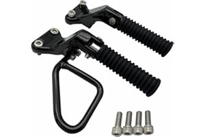 GYMARK Repose-pieds de moto pour passager arrière pour Indian Chief Bobber Dark Horse 2022 2023 2024 - Accessoires de pédale pliables