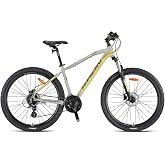 Kron Xc 150 29 Rim Mtb - 17" -24 Gear - HYDRAULIC DISC BRAKE - MATTE BEIGE-YELLOW/SMOKED