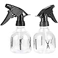 Misting Spray Bottle, 250ml Empty Water Hair Mist Spray Bottle Refillable Trigger Sprayer Plastic Sprays Bottles for Hair Styling Travel Plants-2pcs