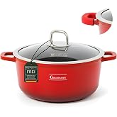 GOLDMANN Saucepan 11 in (6.5L), Non-Stick, Induction and Lid