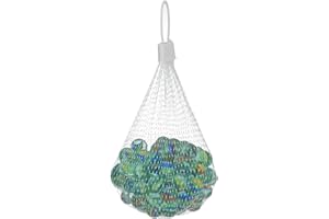 MIK FUNSHOPPING Canicas de cristal multicolor para decoración de plantas (multicolor, 15 mm, 100 unidades, 550 g)