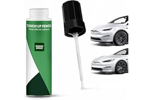 GREEN DRIVE - Stylo Retouche Peinture Carrosserie - Blanc perle nacré - Tesla Model 3 & Y - Stylo Efface Rayure Carrosserie - Séchage Rapide - Protection UV