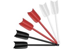 ACONDE Palas de mezcla de resina epoxi, 6 unidades de agitador de pintura, agitador de resina epoxi, adecuado para taladros 1/4, para la mayoría de líquidos gruesos, pinturas, revestimientos