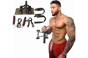 DURO 4 EVA -Abs Roller 6 Itmes included, ALL IN ONE Abs workout, ab roller