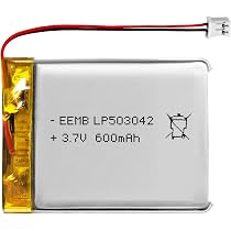 Batterie Lithium Polymère 3,7V 500mAh (403048) Avec Connecteur JST - Pour Blue Parrott Et Autres Appareils - 3