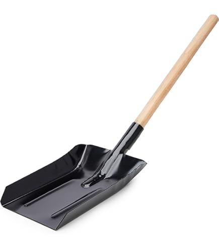 Paletta Per Camino In Acciaio Zincato - Lunga E Resistente Al Calore | Ideale Per Raccogliere Cenere | Con Pinza In Omaggio - Foto 2