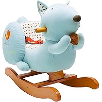 Labebe Bebe Bascule Cheval A Bascule Pour Enfant Jeux A Bascule Pour Enfants Exterieur Et Interieur Jouet Animal A Bascule En Bois Balancoire Pour Fille Et Garcon Cadeau Enfant Ecureuil