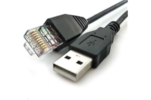 Washinglee 940-0127 Kabel für APC UPS 940-0127B 940-127C 940-0127E AP9827 Ersatz, USB-zu-RJ50-Konsolenkabel für APC UPS (6 FT/ 1,8 m)