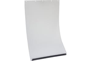 Best Pet Flap Puerta para Perros de Repuesto Grande con Solapa sin PVC Compatible con PetSafe PAC11-11039 - Mide 10 1/8" x 16 7/8" Más Duradera, más eficiente energéticamente, Menos Encogimiento