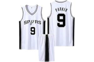 ABRTJCL Maillot Basketball Enfant/Adulte 2024, 2 Pièces Basket Maillots Basketball Jersey et Short Ensemble de Maillot, Pop Maillot sans Manches et Pantalon Court