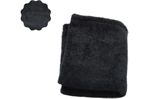 MIMIKO Pets - puszysty koc dla psa i kota | (50 x 70 cm) Czarny | Koc dla psa na podróż i do samochodu | Możliwość prania w pralce | Koce dla kotów i psów | Przytulny, miękki koc na sofę, kanapę