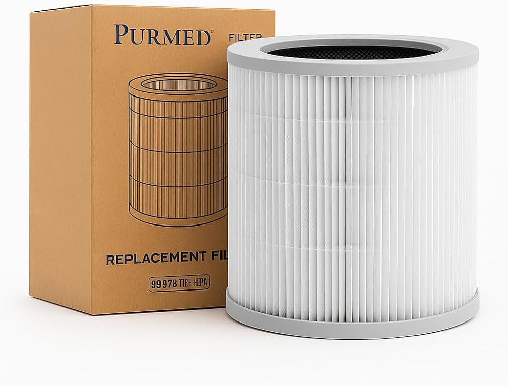 Purmed Xiaomi Smart Air Purifier 4 Compact Uyumlu HEPA Filtre | Yüksek Verimli Yedek Filtre | PM2.5, Polen, Toz ve Alerjen Giderici | 4 Compact Hepa Filter