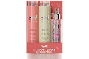 YUUP! - KIT MANTI SCURI | Shampoo manti scuri, balsamo districante e Pink Velvet, kit per cani e gatti con manti neri o scuri