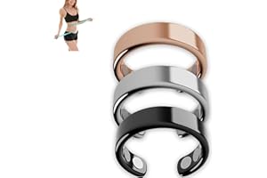 IENRGJ Olux Ring, Olux Magnetic Ring, Anti Snoring Ring, Stainless Steel Magnetic Ring, Lymphatic Magnetic Therapy Ring, Adjustable Fatigue Relief Sleep Aid Magnetic Acupressure Rin (3PCS)