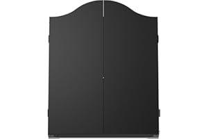 ‎KOTO DARTS KOTO - Cabinet Plain Black Dartschrank, Dart Schrank für Zuhause, Praktische Aufbewahrung & Dart-Spielvergnügen, Whiteboards zur Punkteverfolgung