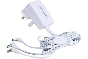 Lemax 94565-UK Power Adaptor 4.5V 550mA 3-Output (White) (UK Plug)